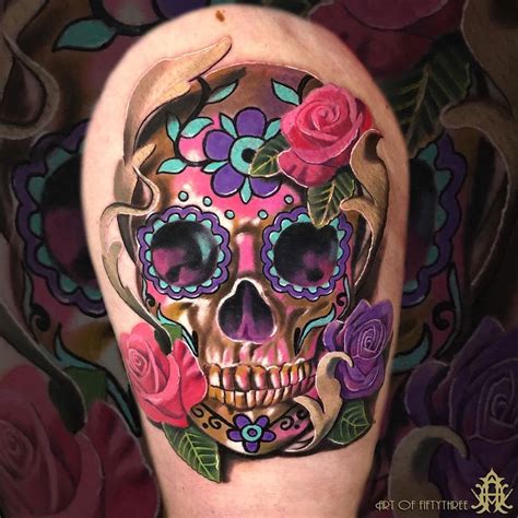 Best Mexican Sugar Skull Wall Tattoo vinyl wall art designs. We ship worldwide! FREE GIFT with every purchase. All custom made just for you! BUY BUY BUY!
